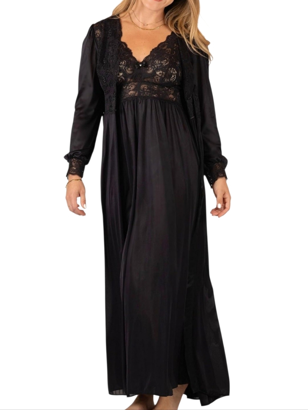 Shadowline Peignoir Set